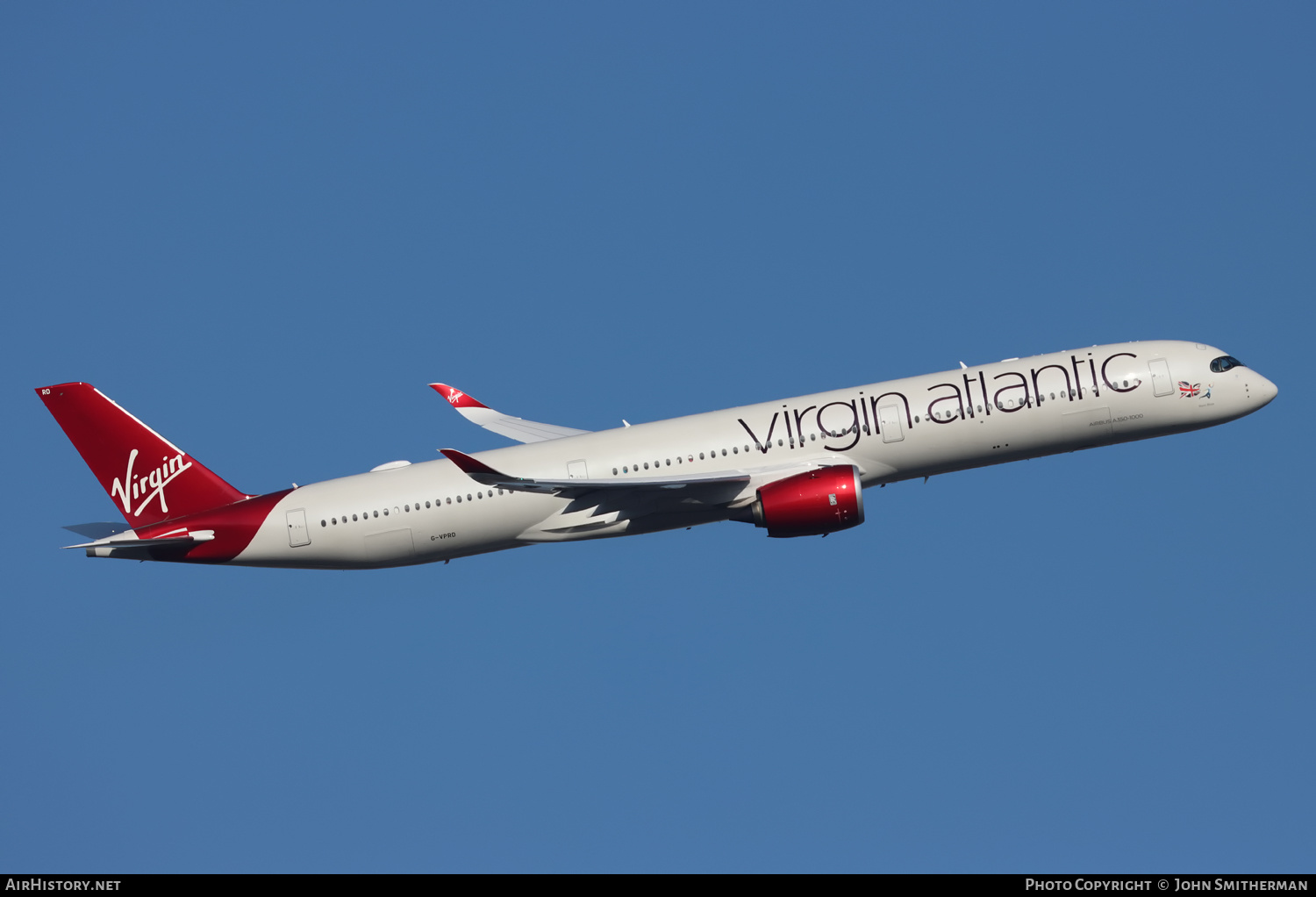 Aircraft Photo of G-VPRD | Airbus A350-1041 | Virgin Atlantic Airways | AirHistory.net #320849