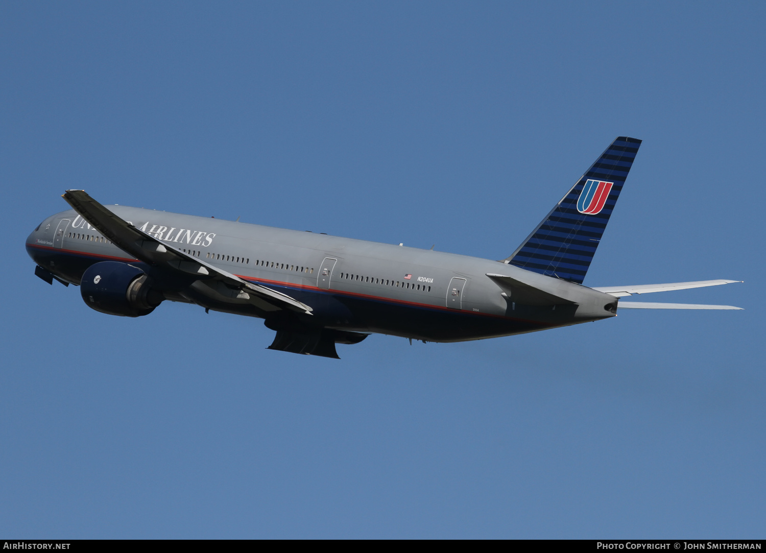 Aircraft Photo of N204UA | Boeing 777-222/ER | United Airlines | AirHistory.net #320853