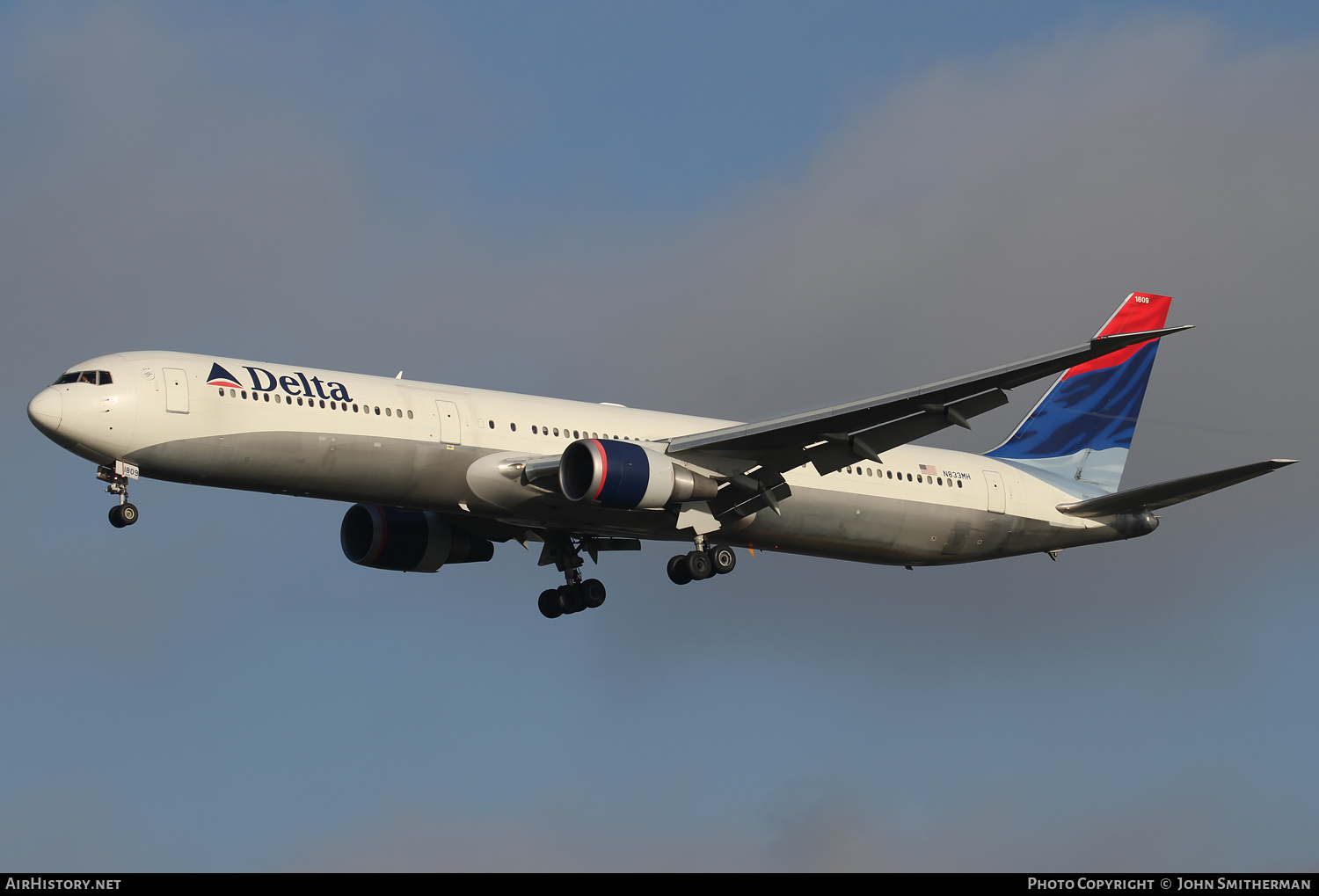 Aircraft Photo of N833MH | Boeing 767-432/ER | Delta Air Lines | AirHistory.net #320875