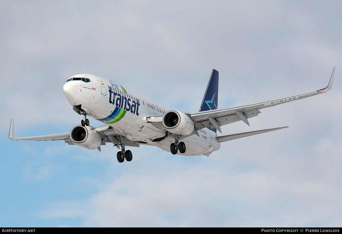 Aircraft Photo of C-GTVS | Boeing 737-86J | Air Transat | AirHistory.net #320912