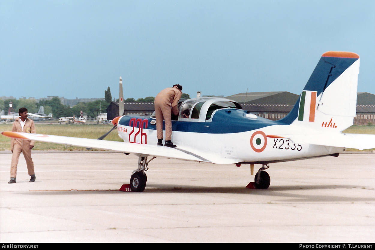 Aircraft Photo of X2335 | Hindustan HTT-34 | India - Air Force | AirHistory.net #320927
