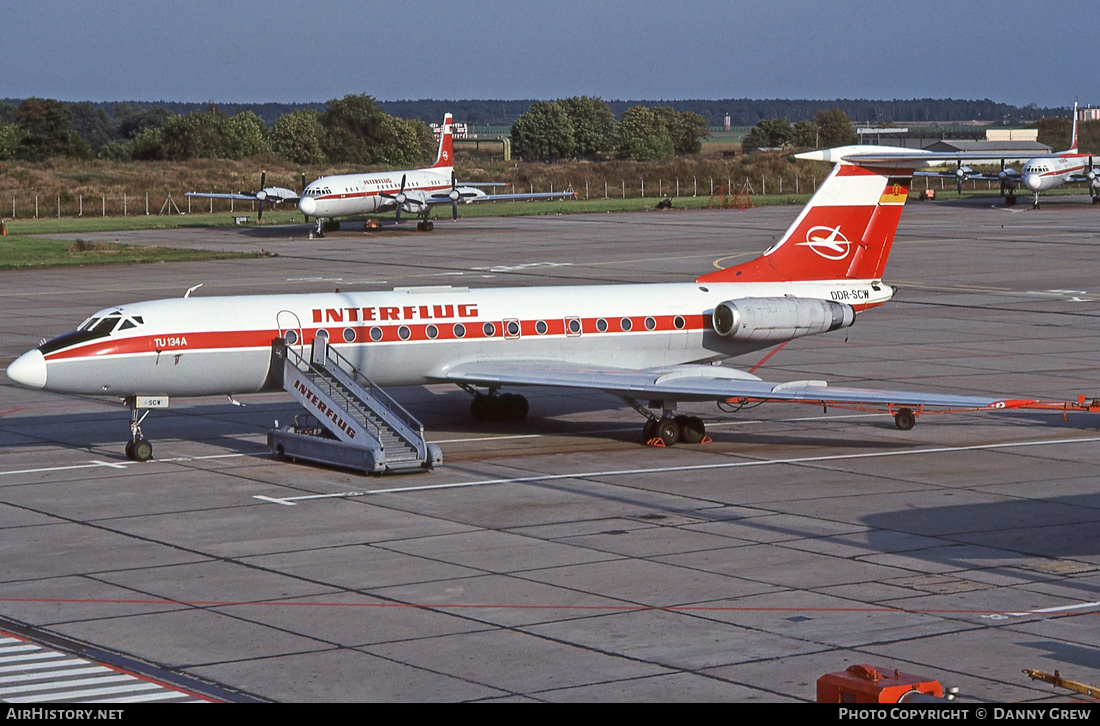 Aircraft Photo of DDR-SCW | Tupolev Tu-134AK | Interflug | AirHistory.net #320935