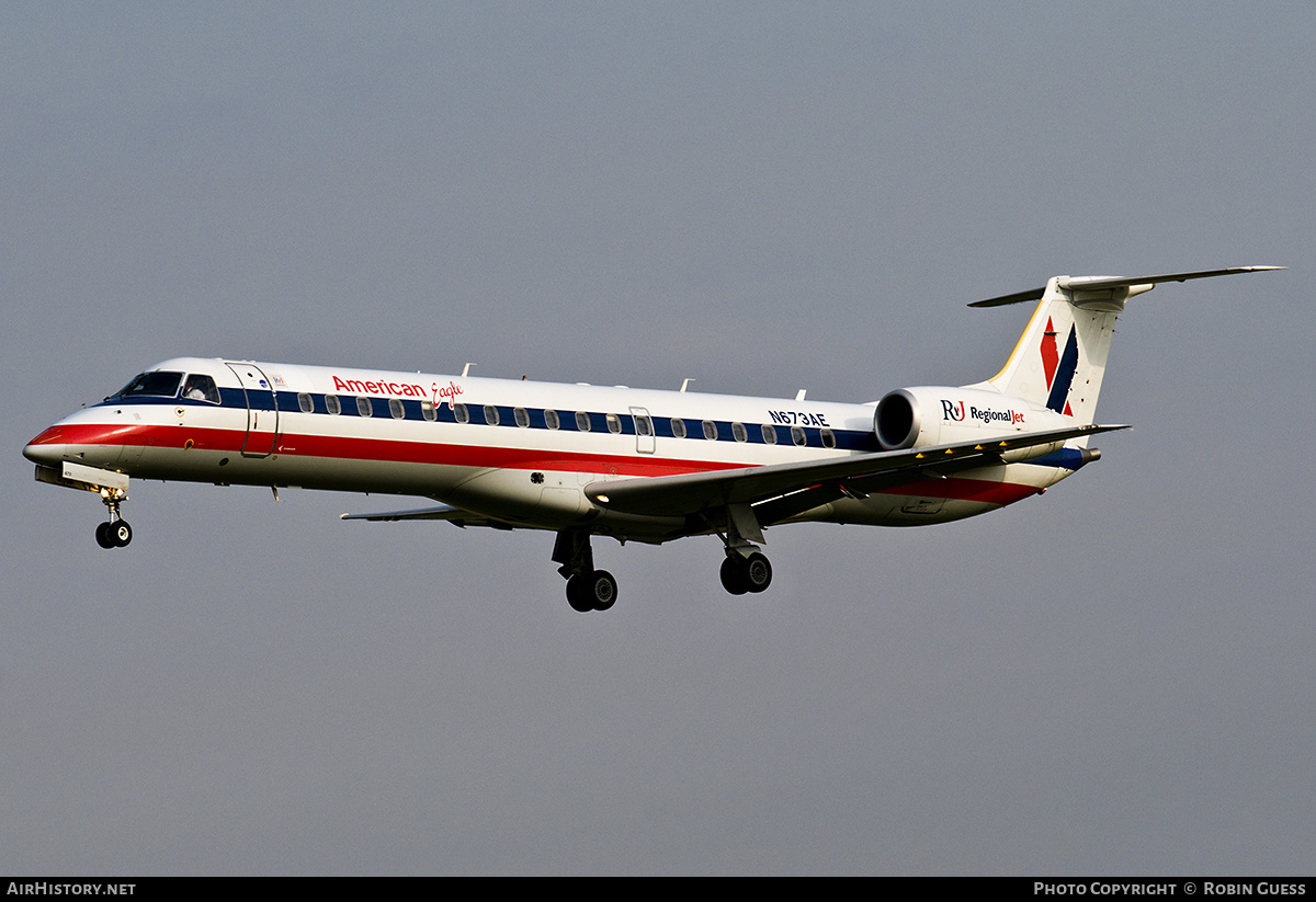 Aircraft Photo of N673AE | Embraer ERJ-145LR (EMB-145LR) | American Eagle | AirHistory.net #320947