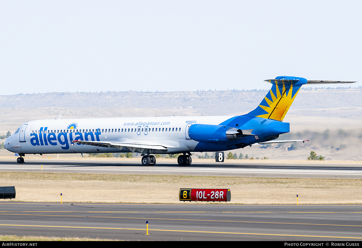 Aircraft Photo of N866GA | McDonnell Douglas MD-83 (DC-9-83) | Allegiant Air | AirHistory.net #320952