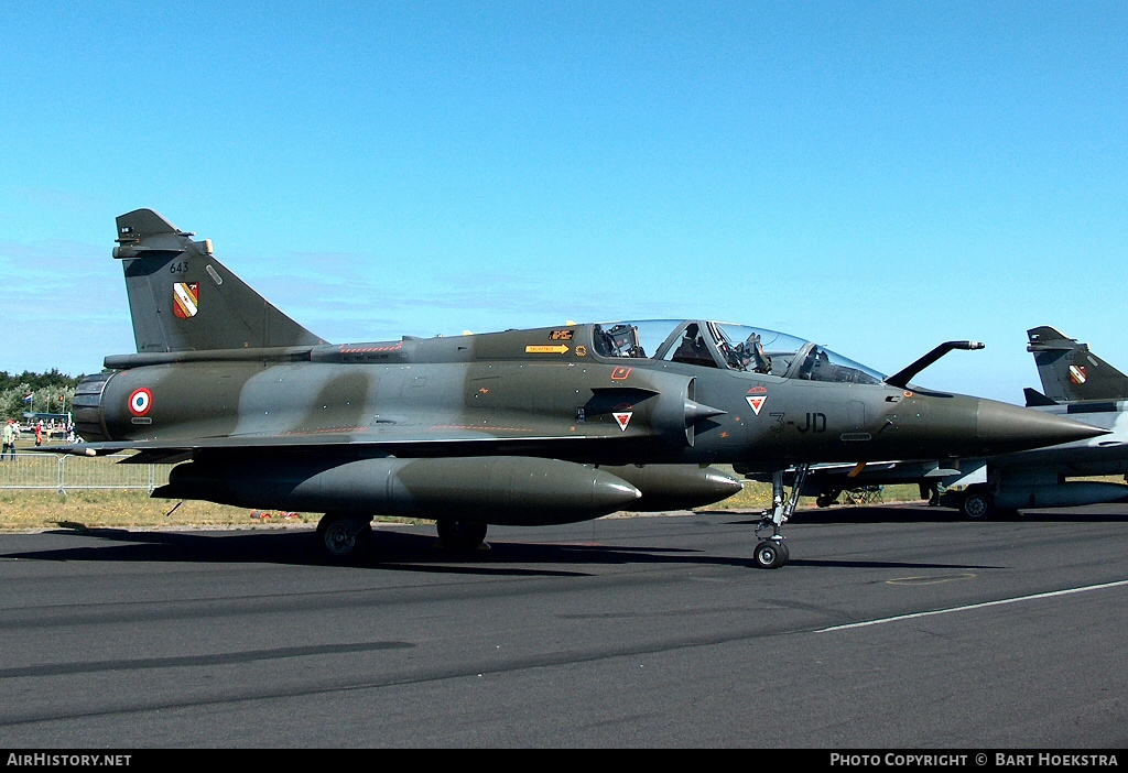Aircraft Photo of 643 | Dassault Mirage 2000D | France - Air Force | AirHistory.net #320968