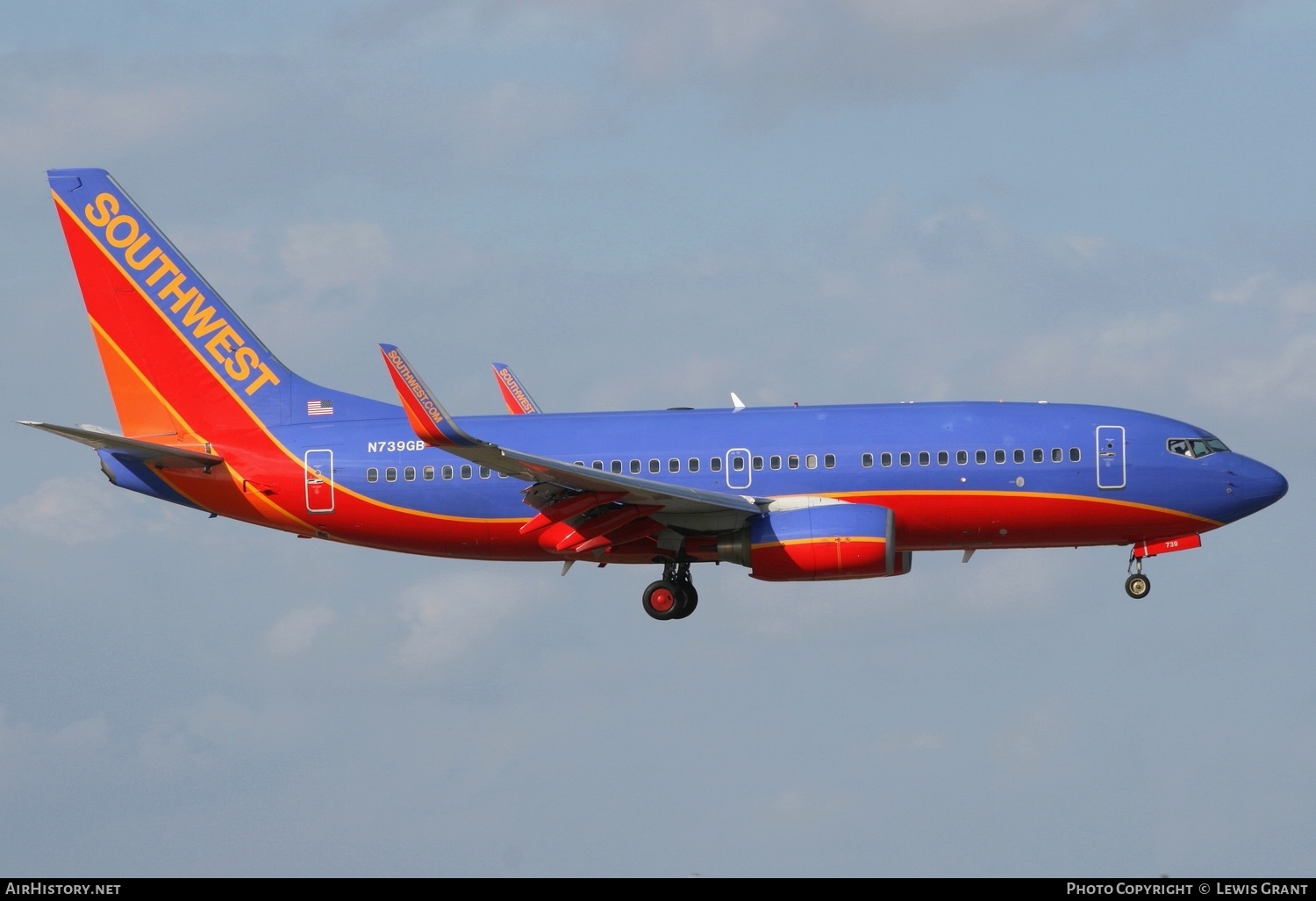 Aircraft Photo of N739GB | Boeing 737-7H4 | Southwest Airlines | AirHistory.net #321014