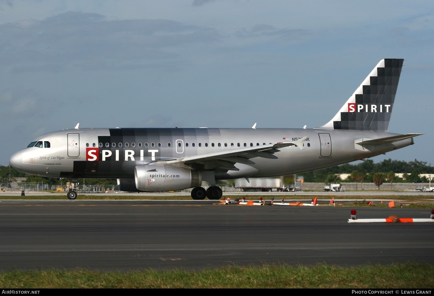 Aircraft Photo of N522NK | Airbus A319-132 | Spirit Airlines | AirHistory.net #321017