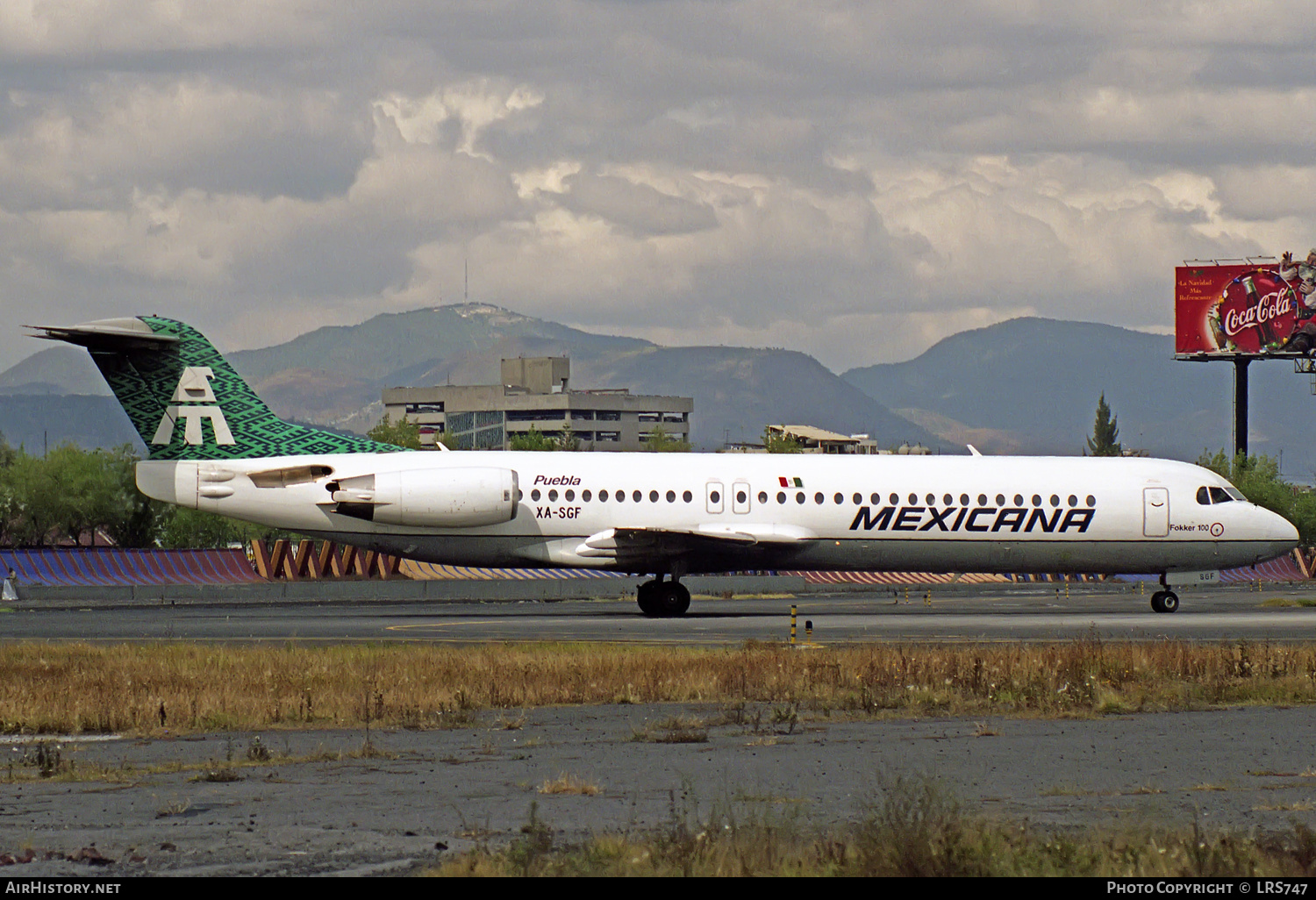 Aircraft Photo of XA-SGF | Fokker 100 (F28-0100) | Mexicana | AirHistory.net #321019