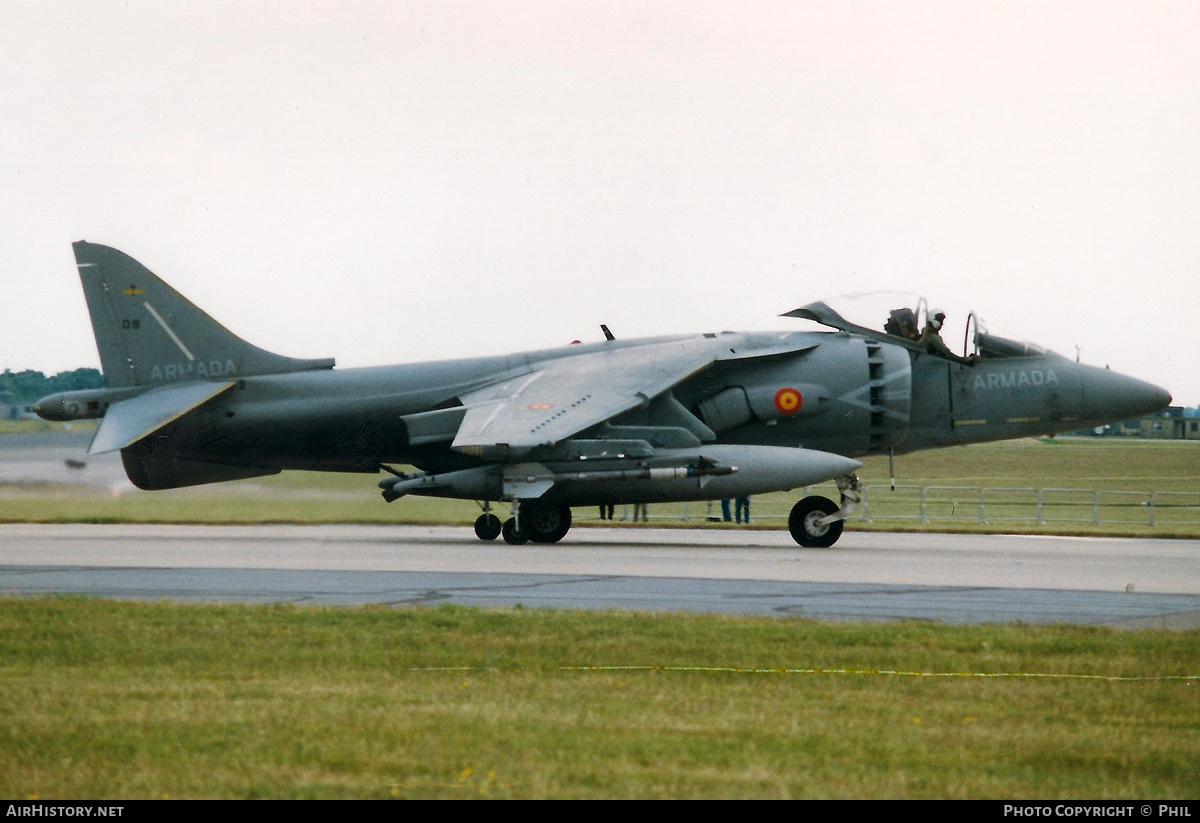 Aircraft Photo of VA.1A-21 | McDonnell Douglas EAV-8B Matador II+ | Spain - Navy | AirHistory.net #321027