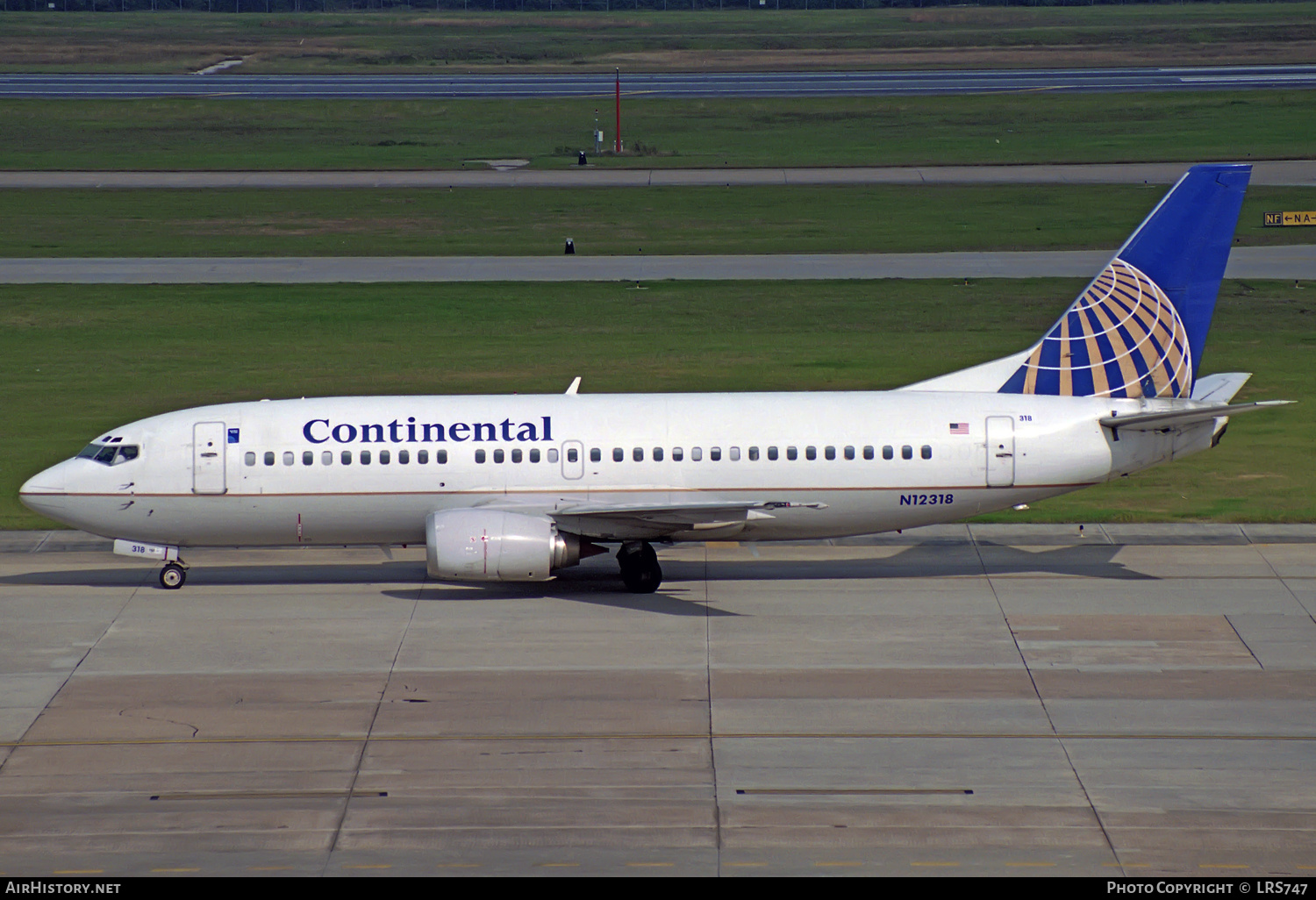 Aircraft Photo of N12318 | Boeing 737-3T0 | Continental Airlines | AirHistory.net #321030