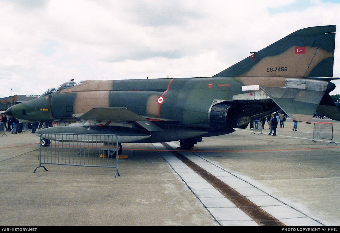 Aircraft Photo of 69-7456 | McDonnell Douglas RF-4E Phantom II | Turkey - Air Force | AirHistory.net #321050