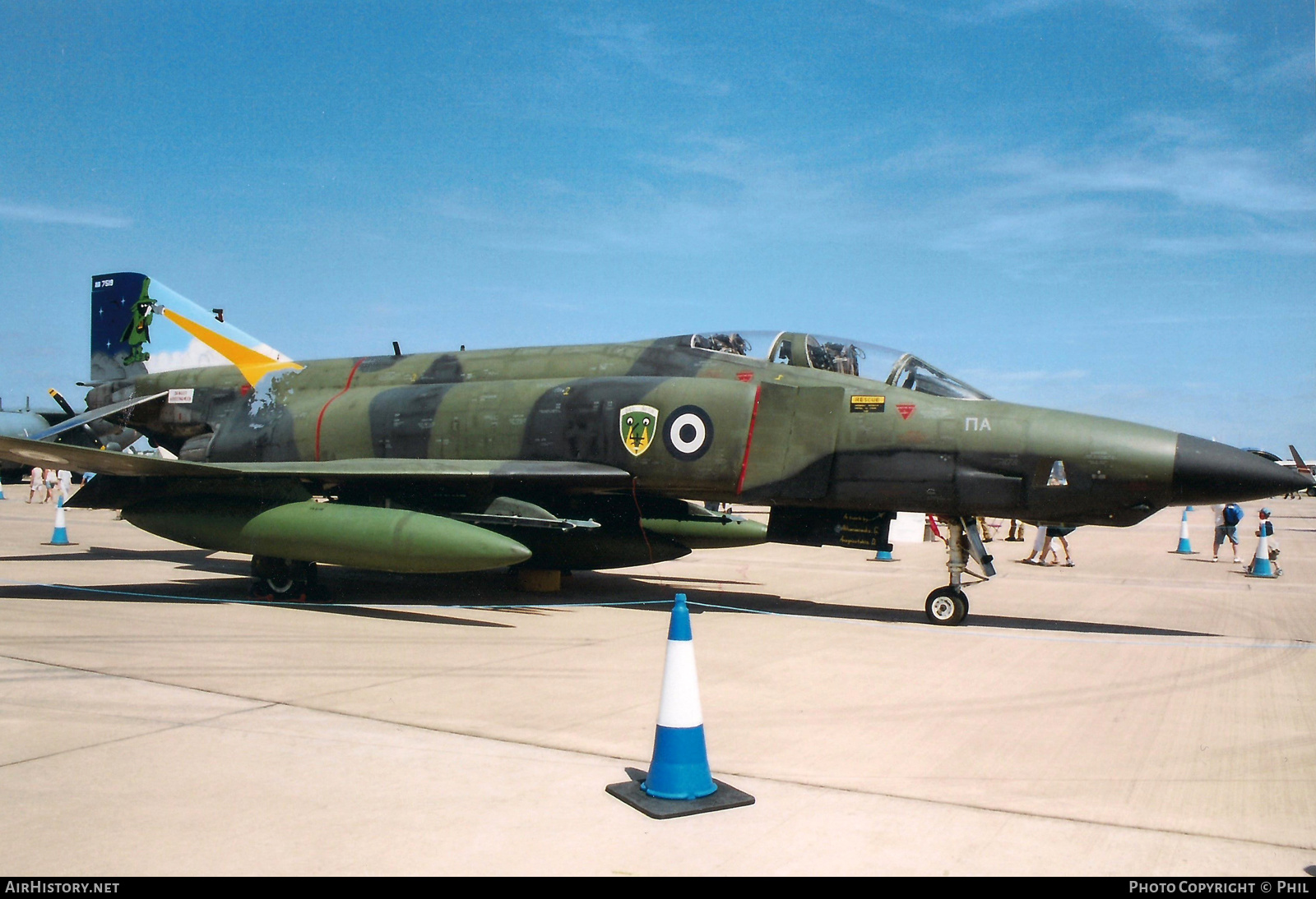 Aircraft Photo of 7519 / 69-7519 | McDonnell Douglas RF-4E Phantom II | Greece - Air Force | AirHistory.net #321074