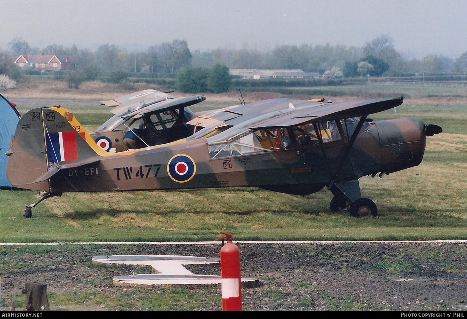 Aircraft Photo of OY-EFI / TW477 | Taylorcraft J Auster Mk5 | UK - Air Force | AirHistory.net #321080