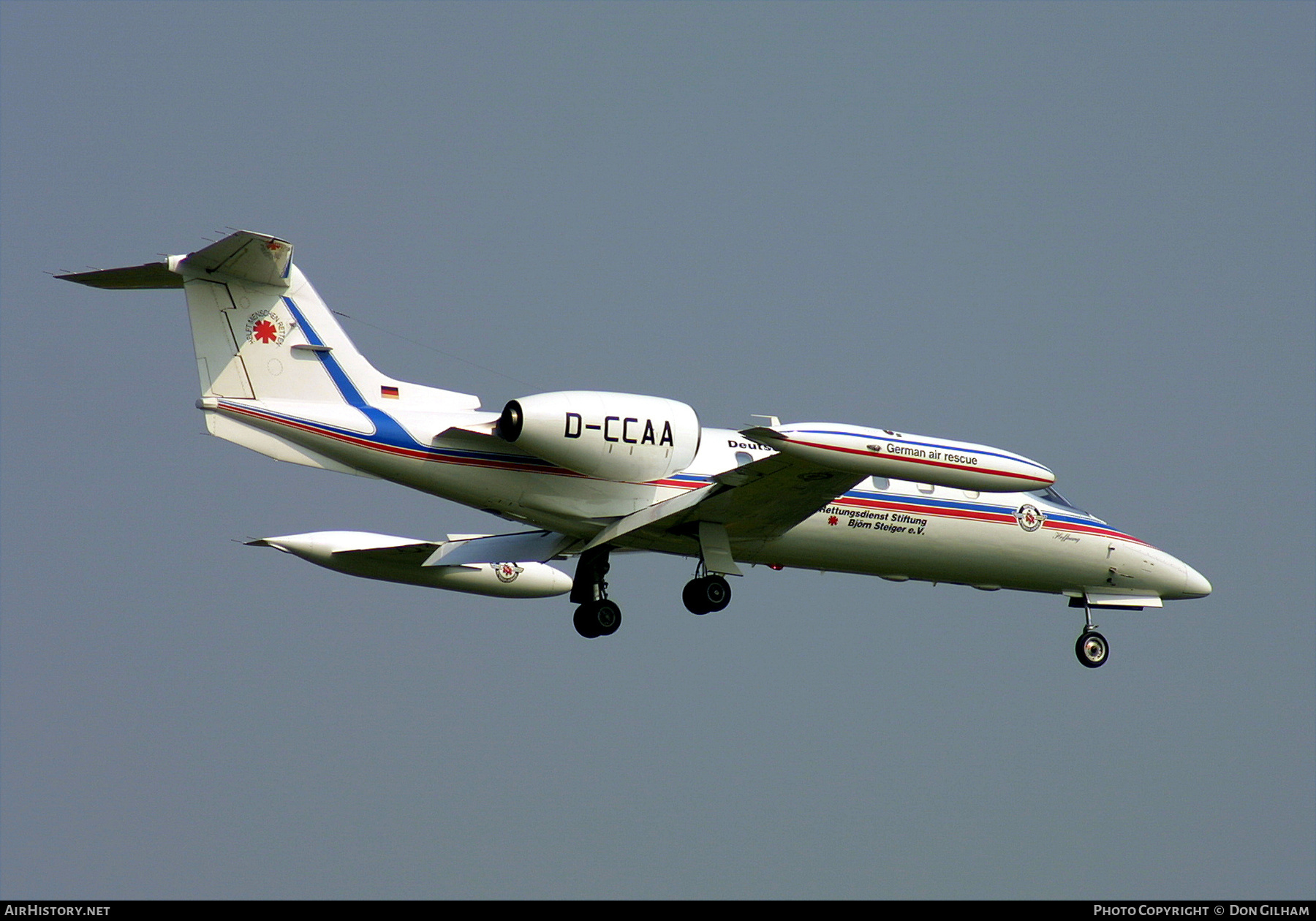 Aircraft Photo of D-CCAA | Gates Learjet 35A | Deutsche Rettungsflugwacht - German Air Rescue | AirHistory.net #321082