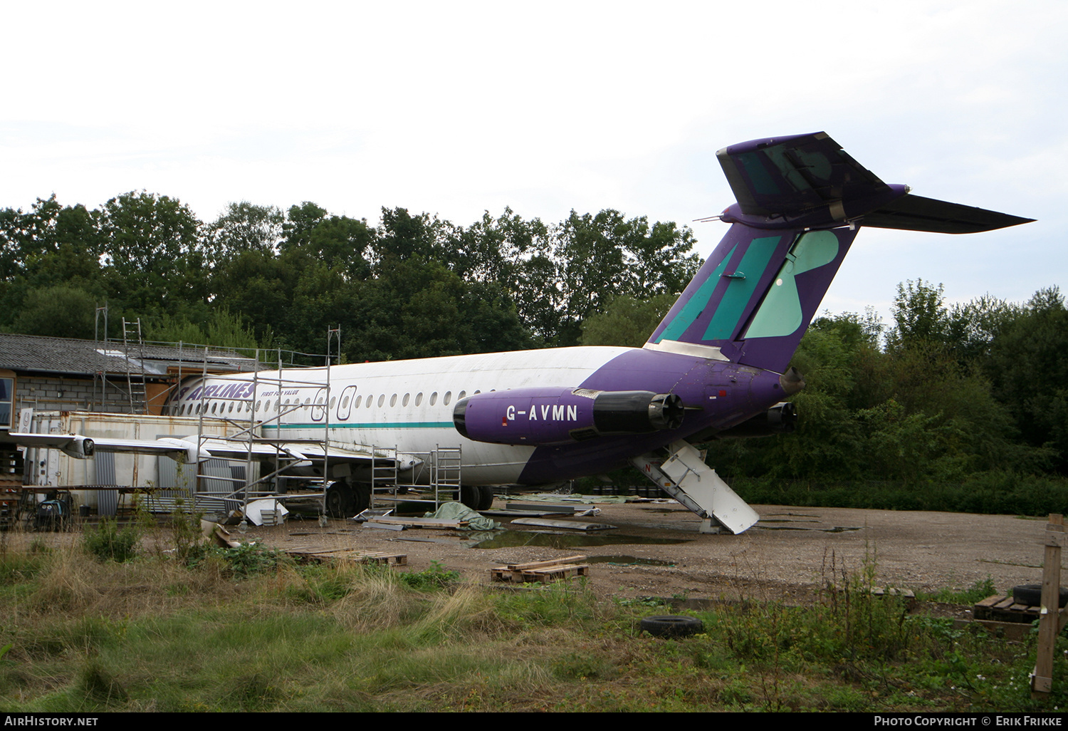 Aircraft Photo of G-AVMN | BAC 111-510ED One-Eleven | AB Airlines | AirHistory.net #321097