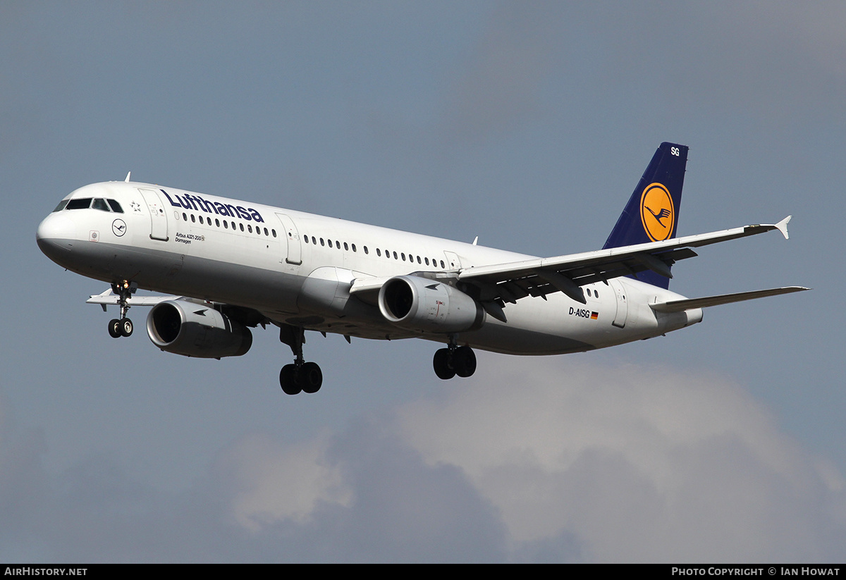 Aircraft Photo of D-AISG | Airbus A321-231 | Lufthansa | AirHistory.net #321106