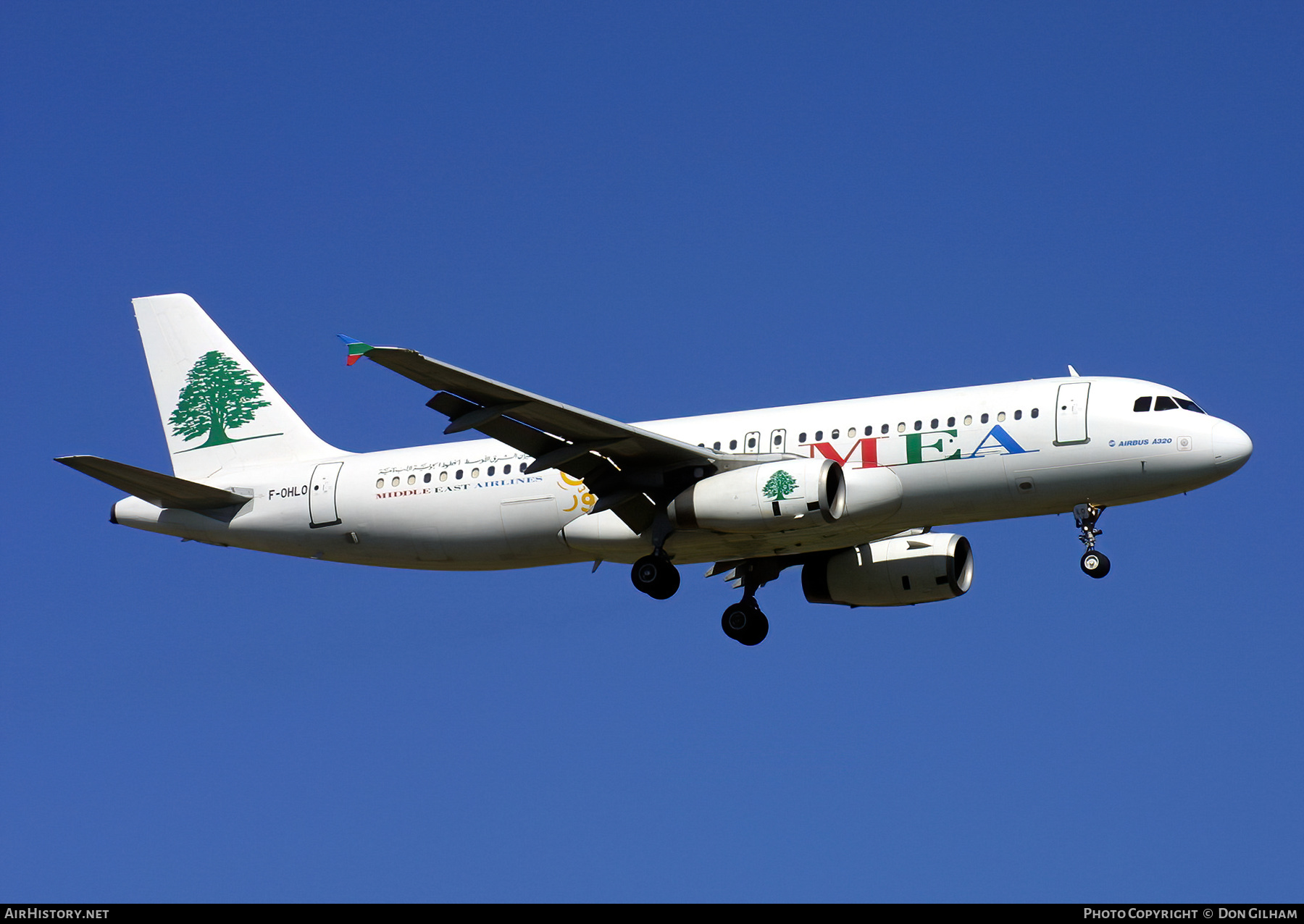 Aircraft Photo of F-OHLO | Airbus A320-232 | MEA - Middle East Airlines | AirHistory.net #321121