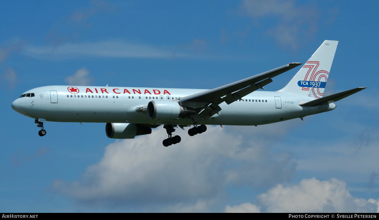 Aircraft Photo of C-FCAE | Boeing 767-375/ER | Air Canada | AirHistory.net #321125