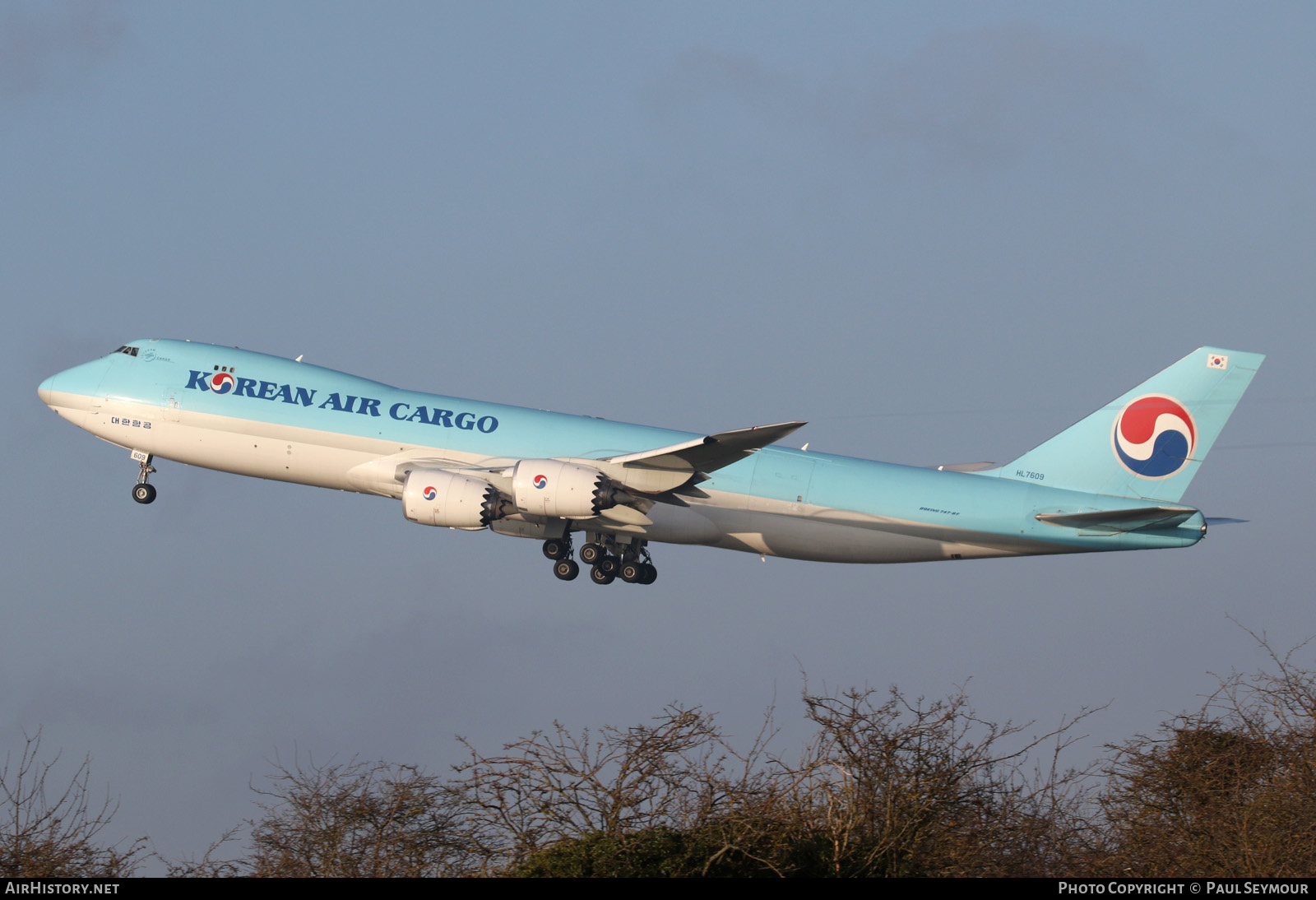 Aircraft Photo of HL7609 | Boeing 747-8HTF/SCD | Korean Air Cargo | AirHistory.net #321133