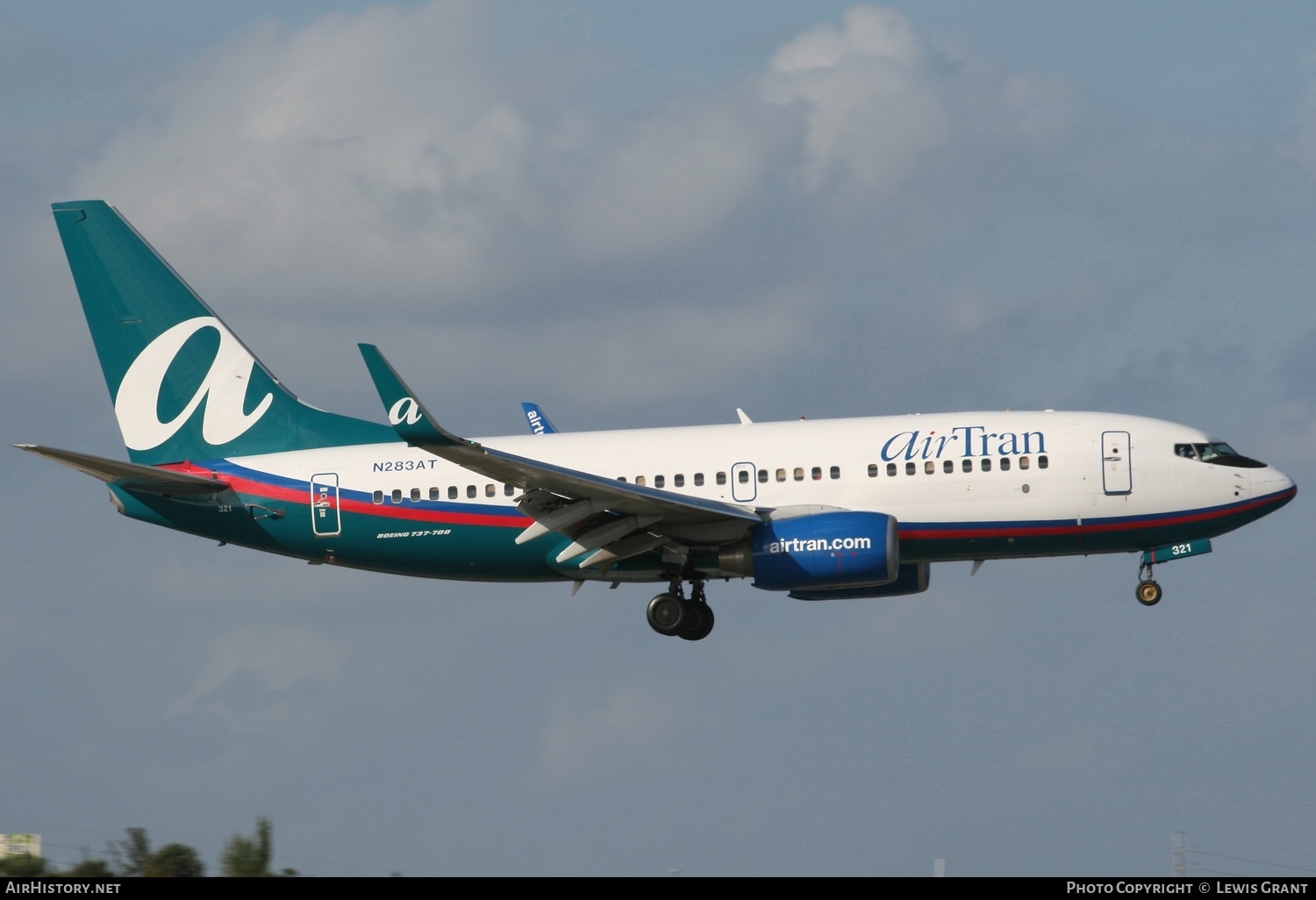 Aircraft Photo of N283AT | Boeing 737-7BD | AirTran | AirHistory.net #321136