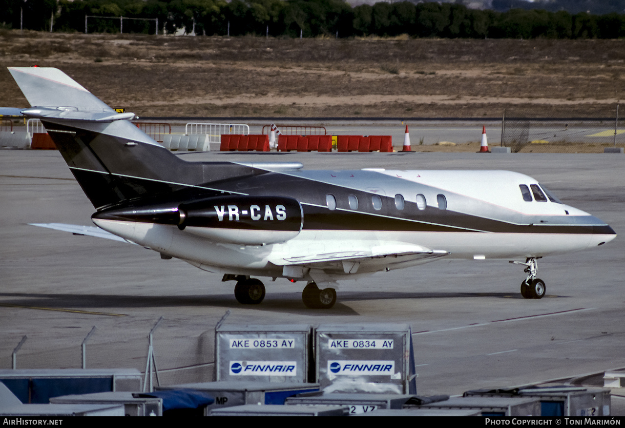 Aircraft Photo of VR-CAS | British Aerospace BAe-125-800A | AirHistory.net #321153