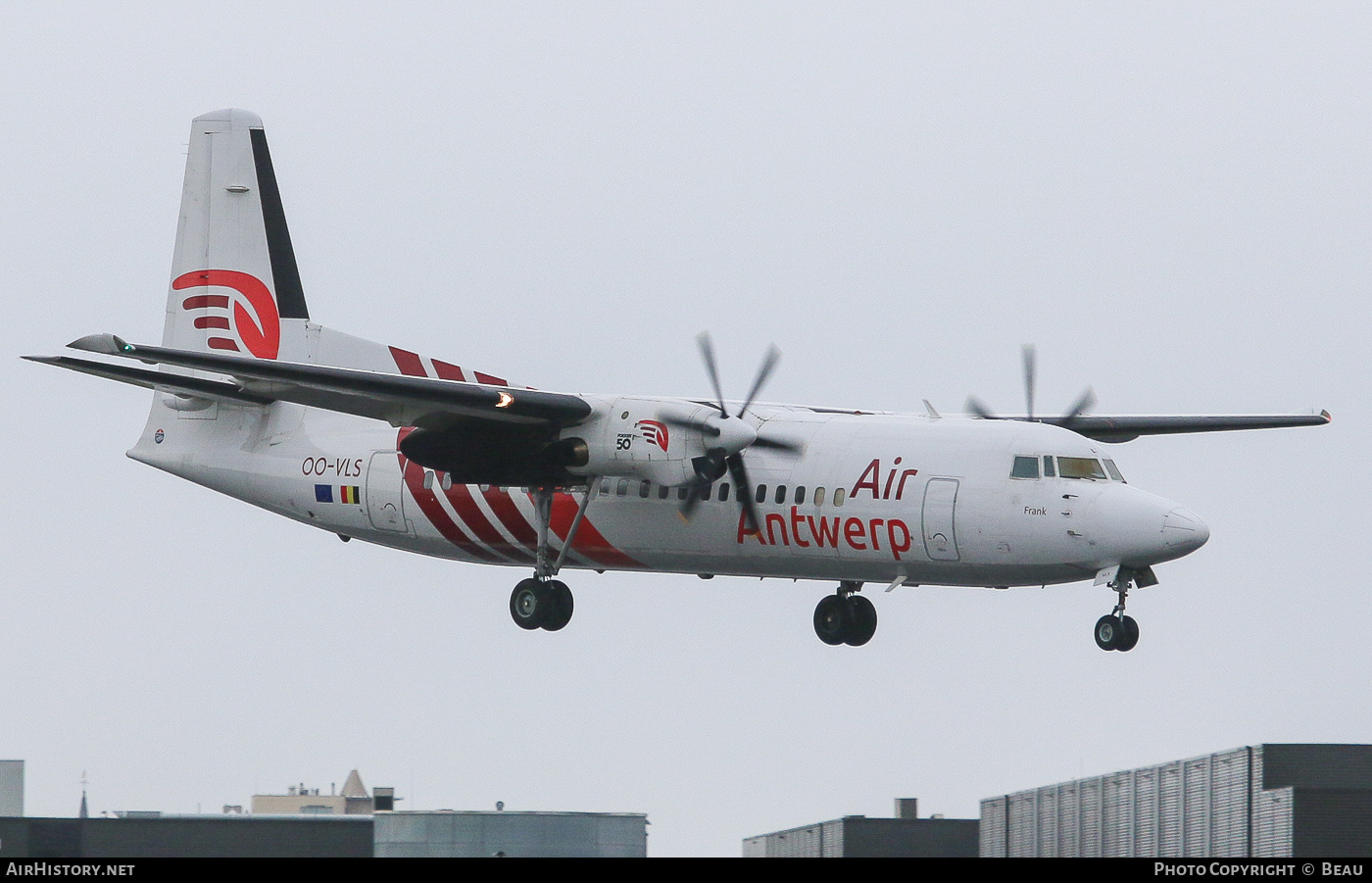 Aircraft Photo of OO-VLS | Fokker 50 | Air Antwerp | AirHistory.net #321160