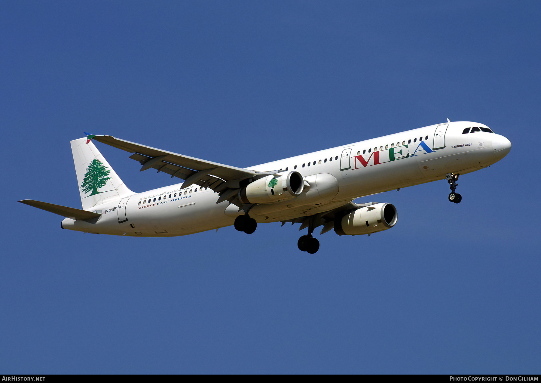 Aircraft Photo of F-OHMP | Airbus A321-231 | MEA - Middle East Airlines | AirHistory.net #321167