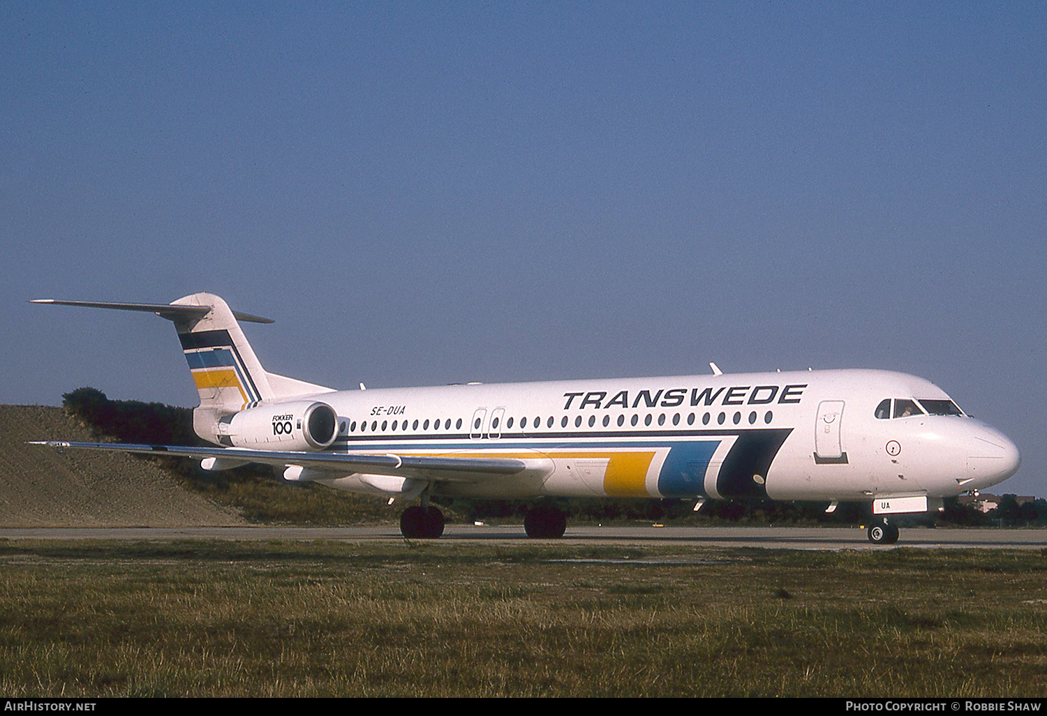 Aircraft Photo of SE-DUA | Fokker 100 (F28-0100) | Transwede Airways | AirHistory.net #321180