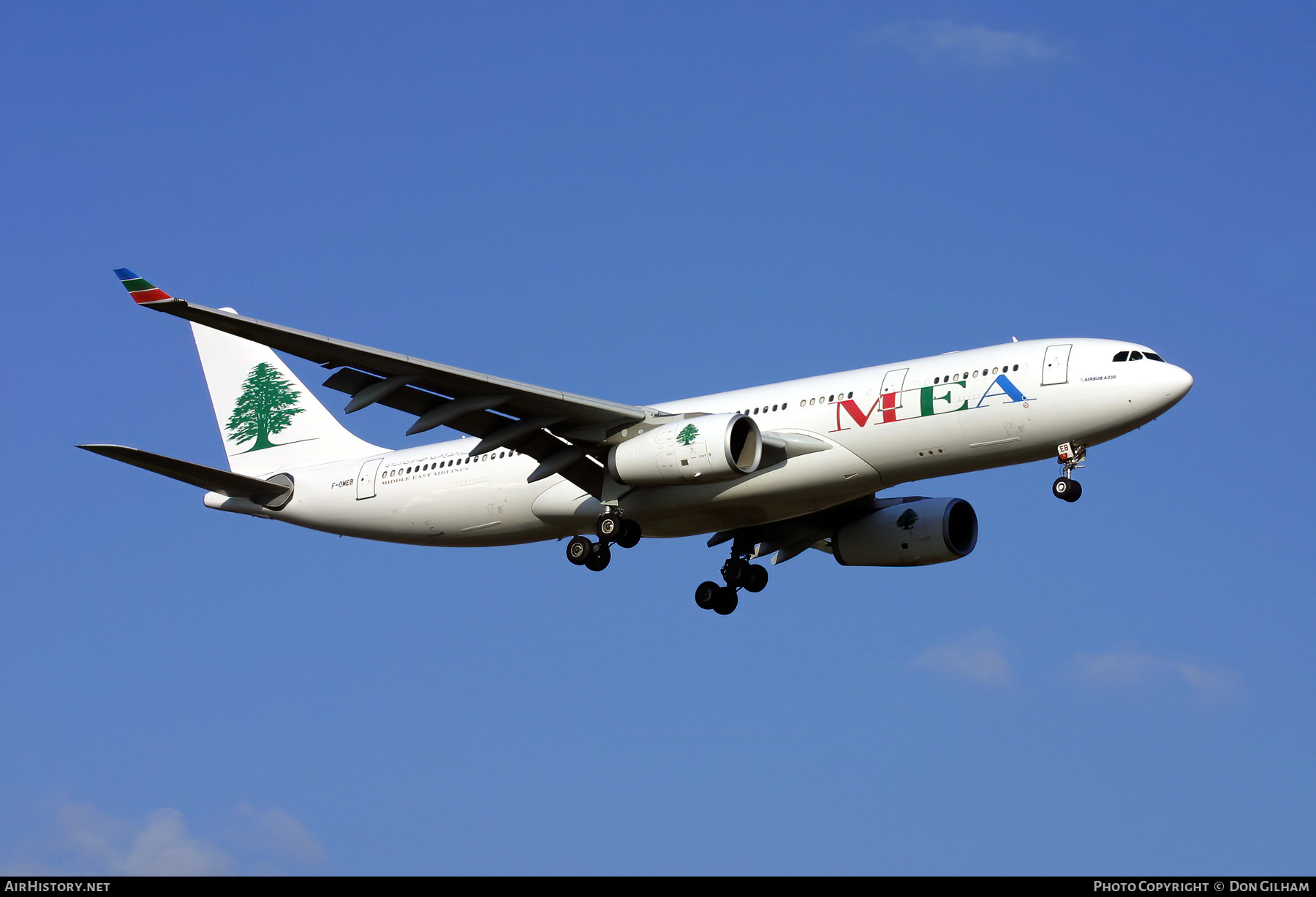 Aircraft Photo of F-OMEB | Airbus A330-243 | MEA - Middle East Airlines | AirHistory.net #321182