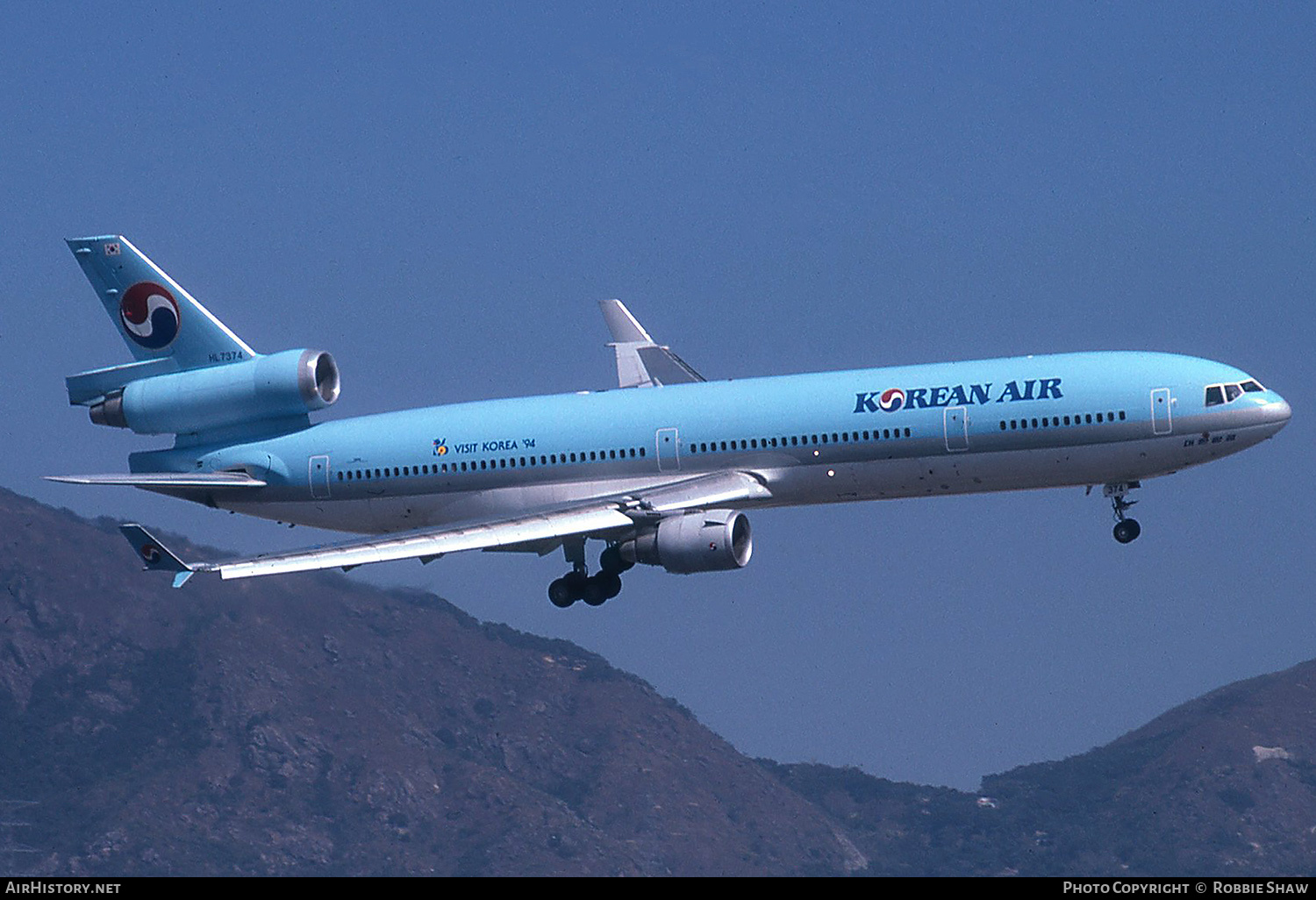 Aircraft Photo of HL7374 | McDonnell Douglas MD-11 | Korean Air | AirHistory.net #321183
