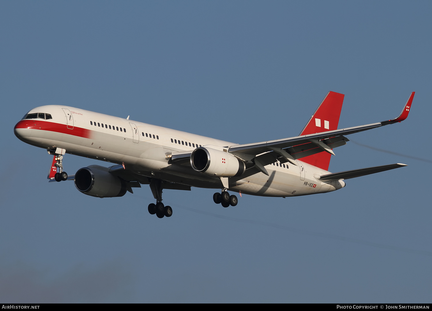 Aircraft Photo of HB-IEE | Boeing 757-23A | PrivatAir | AirHistory.net #321233