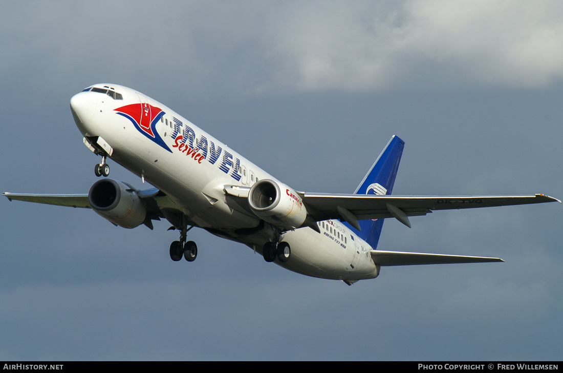 Aircraft Photo of OK-TVQ | Boeing 737-86N | Travel Service | AirHistory.net #321237