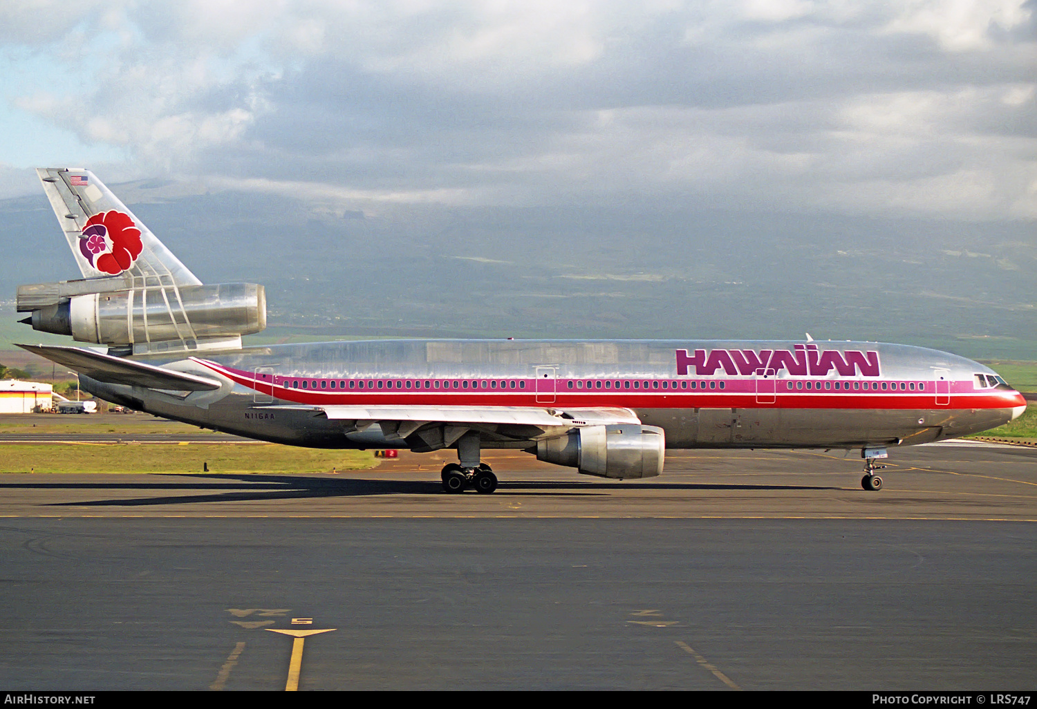 Aircraft Photo of N116AA | McDonnell Douglas DC-10-10 | Hawaiian Airlines | AirHistory.net #321239