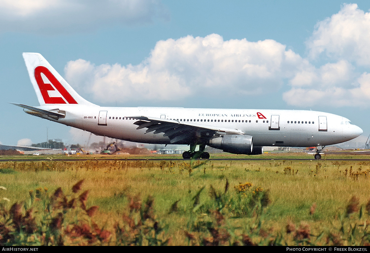 Aircraft Photo of OO-MKO | Airbus A300B4-103 | European Airlines | AirHistory.net #321248