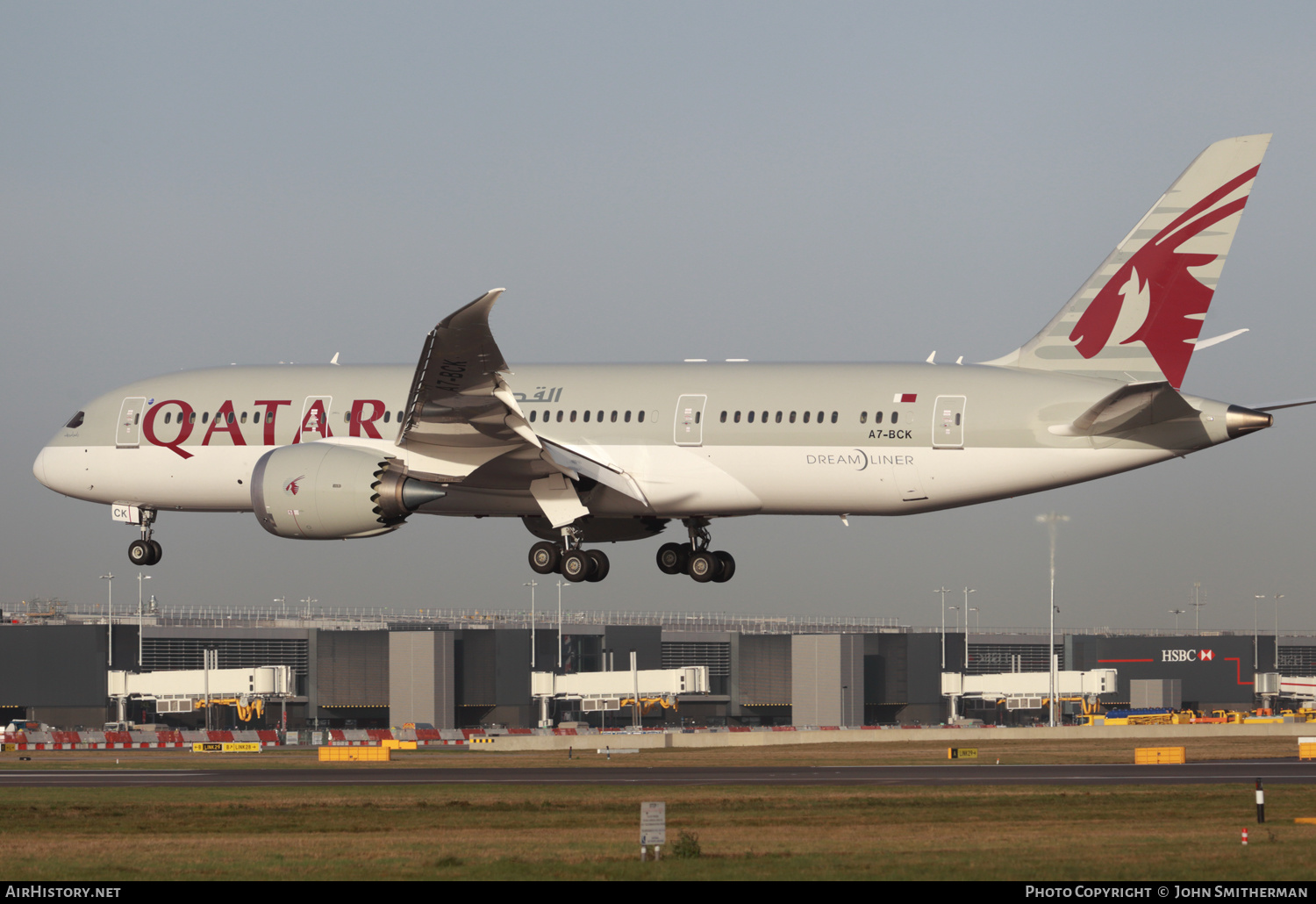 Aircraft Photo of A7-BCK | Boeing 787-8 Dreamliner | Qatar Airways | AirHistory.net #321250