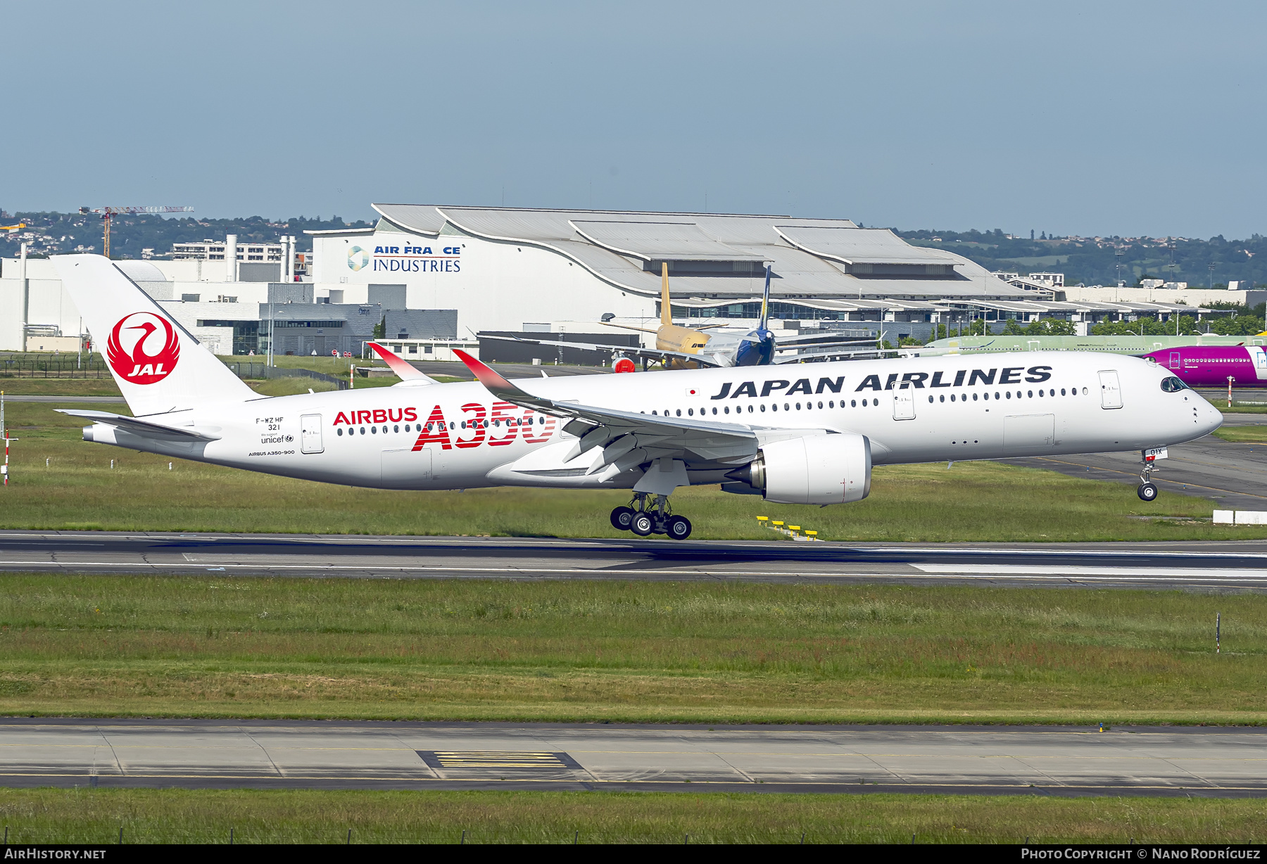 Aircraft Photo of F-WZHF | Airbus A350-941 | Japan Airlines - JAL | AirHistory.net #321252