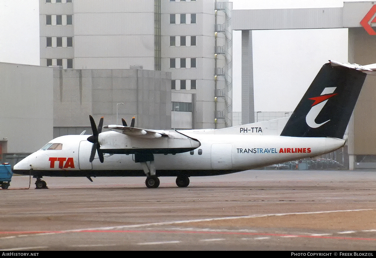 Aircraft Photo of PH-TTA | De Havilland Canada DHC-8-102 Dash 8 | TransTravel Airlines - TTA | AirHistory.net #321262