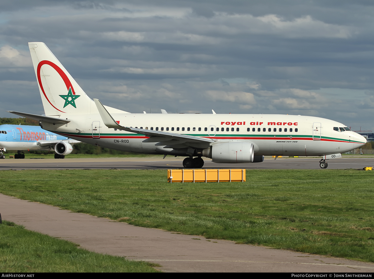 Aircraft Photo of CN-ROD | Boeing 737-7B6 | Royal Air Maroc - RAM | AirHistory.net #321280