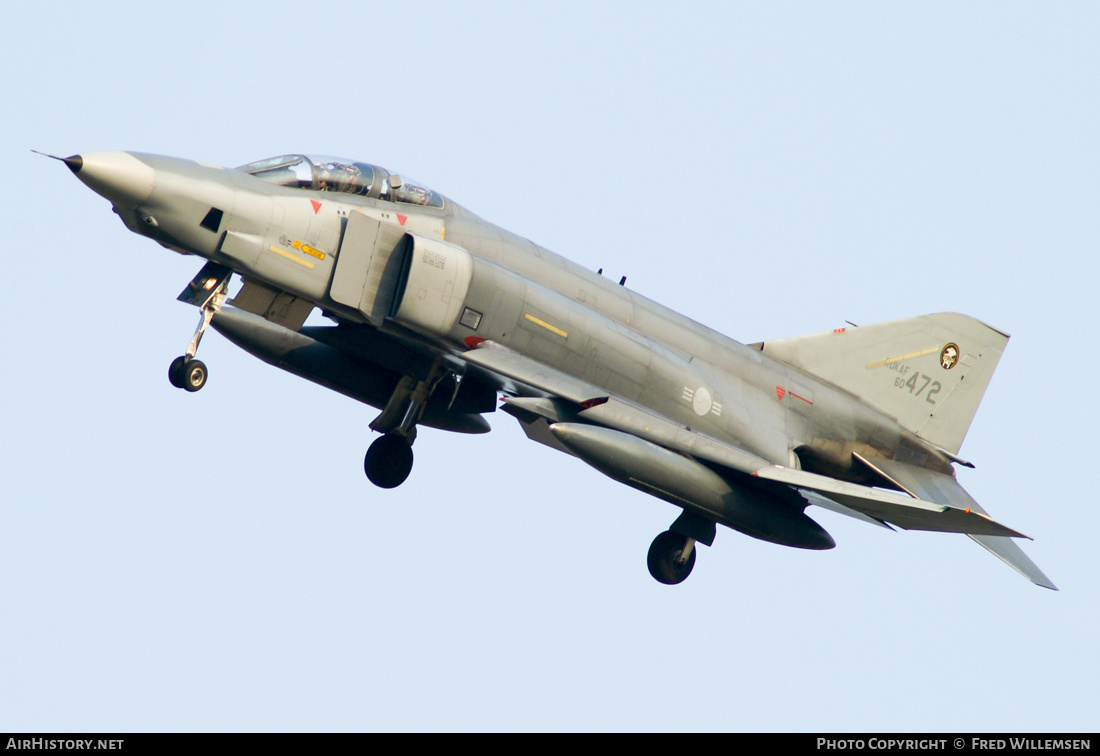 Aircraft Photo of 60-472 | McDonnell Douglas RF-4C Phantom II | South Korea - Air Force | AirHistory.net #321290
