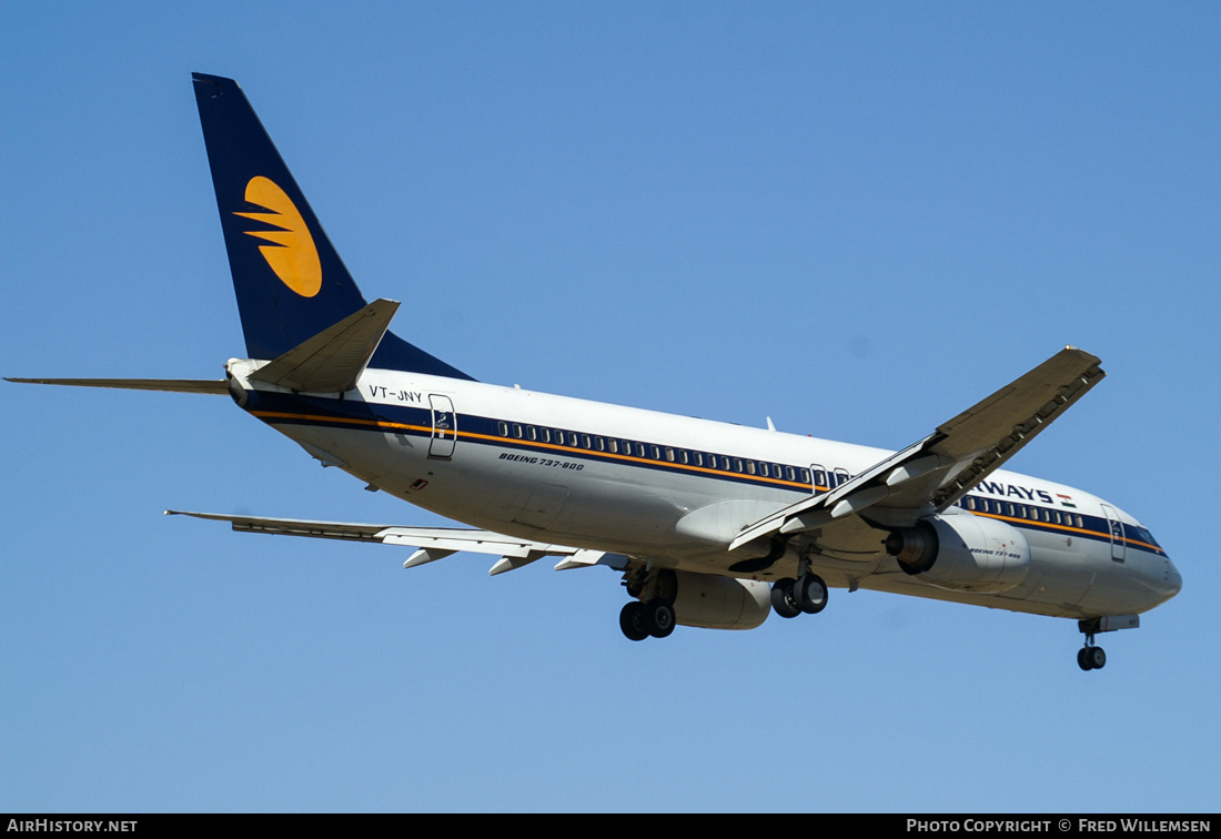 Aircraft Photo of VT-JNY | Boeing 737-85R | Jet Airways | AirHistory.net #321304