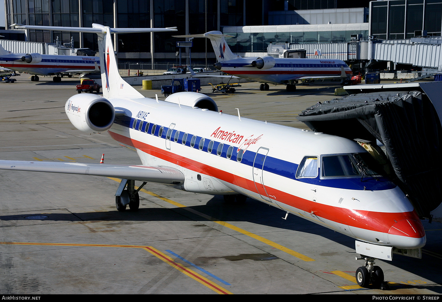 Aircraft Photo of N811AE | Embraer ERJ-140LR (EMB-135KL) | American Eagle | AirHistory.net #321306