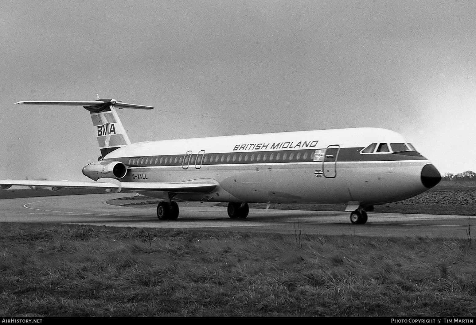 Aircraft Photo of G-AXLL | BAC 111-523FJ One-Eleven | British Midland Airways - BMA | AirHistory.net #321309