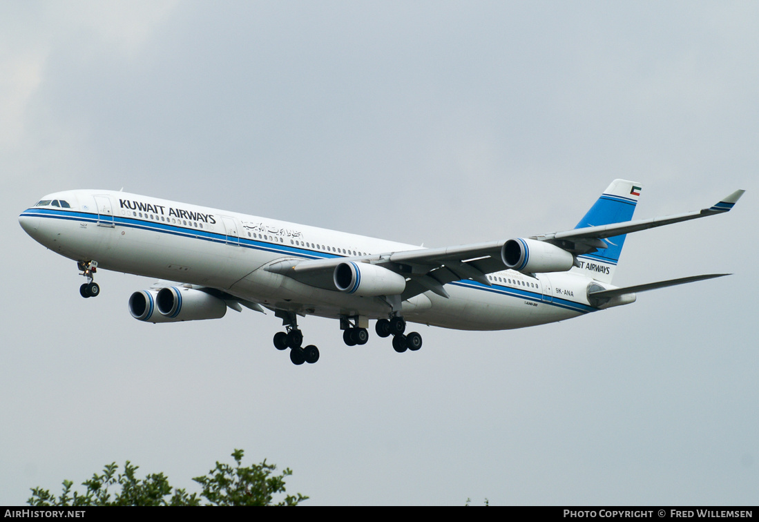 Aircraft Photo of 9K-ANA | Airbus A340-313 | Kuwait Airways | AirHistory.net #321315