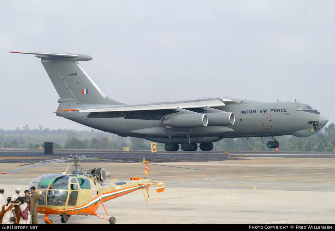 Aircraft Photo of K2666 | Ilyushin Il-76MD Gajaraj | India - Air Force | AirHistory.net #321321