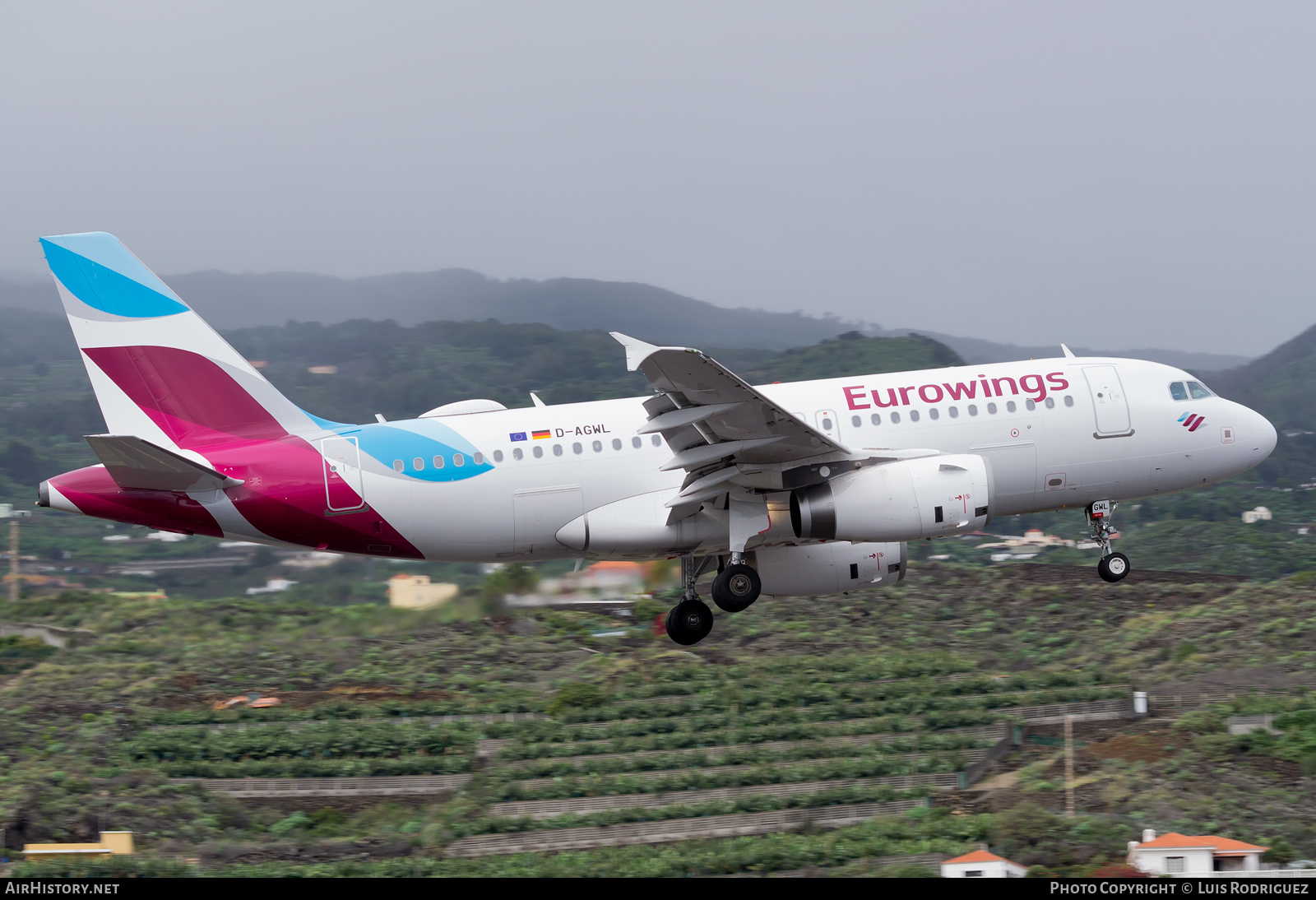 Aircraft Photo of D-AGWL | Airbus A319-132 | Eurowings | AirHistory.net #321327