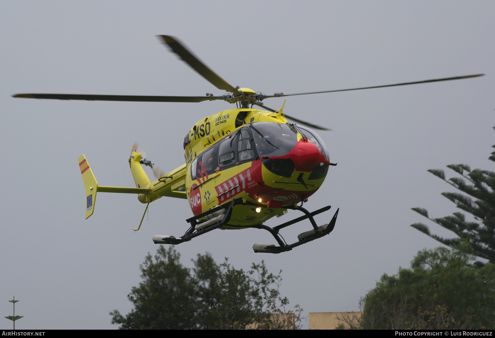 Aircraft Photo of EC-MSD | Airbus Helicopters EC-145 (BK-117 D-2) | Babcock International | AirHistory.net #321334