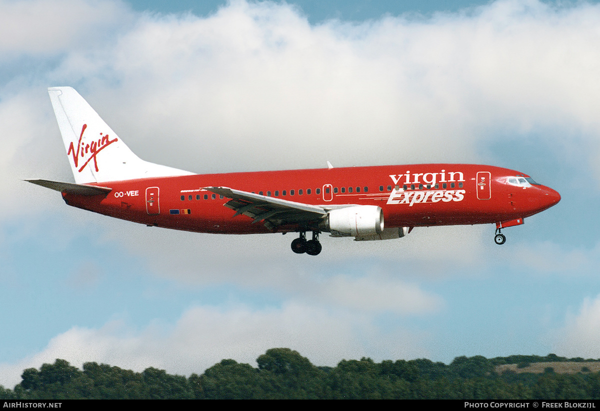 Aircraft Photo of OO-VEE | Boeing 737-3Y0 | Virgin Express | AirHistory.net #321340