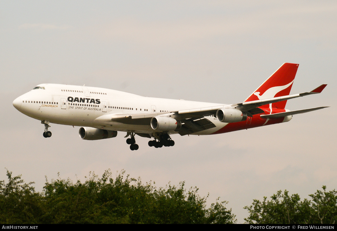 Aircraft Photo of VH-OJT | Boeing 747-438 | Qantas | AirHistory.net #321343