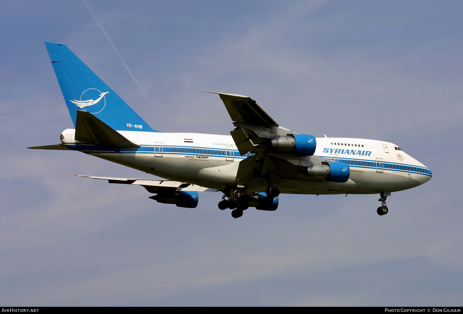 Aircraft Photo of YK-AHB | Boeing 747SP-94 | Syrian Air - Syrian Arab Airlines | AirHistory.net #321347