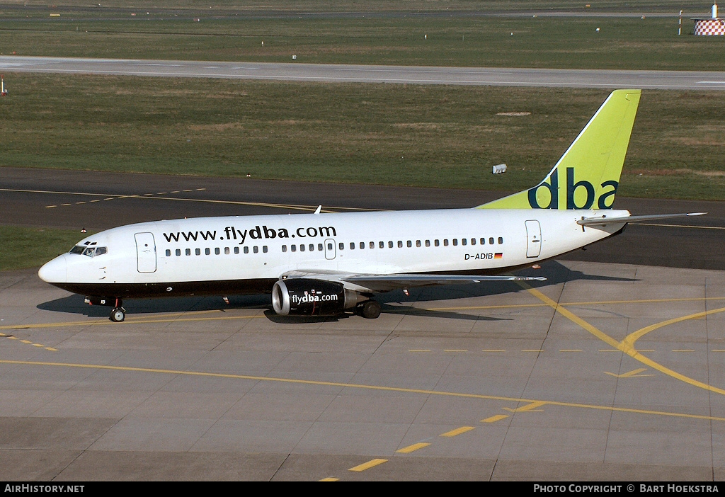 Aircraft Photo of D-ADIB | Boeing 737-36Q | DBA - Deutsche BA | AirHistory.net #321378
